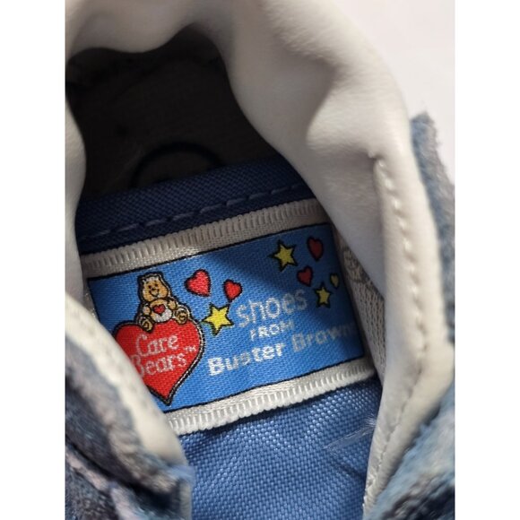 Care Bears VTG Bedtime Buster Blue Shoes Childs Size 3M 1980's Read Info - Picture 3 of 16